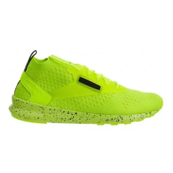 Reebok Men’s Zoku Runner Ultra Knit Solar Yellow Neon Sneakers Sz 10.5 - Picture 3 of 15